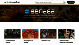 What Senasa.gov.ar website looked like in 2024 (1 year ago)
