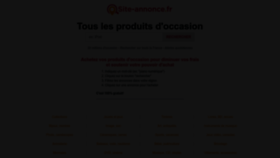 What Site-annonce.fr website looked like in 2024 (1 year ago)