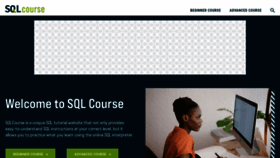 What Sqlcourse.com website looks like in 2024 