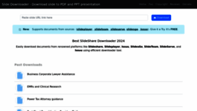 What Slidesharedownloader.ngelmat.net website looks like in 2024 