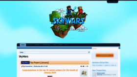 What Skywars.com website looks like in 2024 