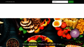 What Stevehacks.com website looks like in 2024 