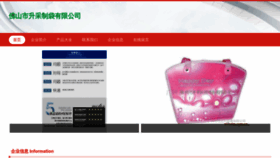 What Shengcaizs.com website looks like in 2024 