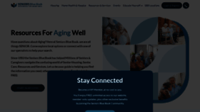 What Seniorsbluebook.com website looks like in 2024 