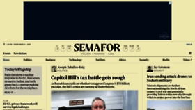 What Semafor.com website looks like in 2024 