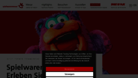What Spielwarenmesse.de website looks like in 2024 