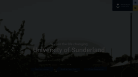 What Sunderland.ac.uk website looks like in 2024 