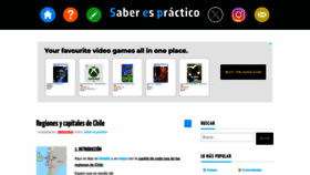 What Saberespractico.com website looks like in 2024 