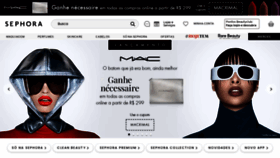 What Sephora.com.br website looked like in 2024 (2 years ago)