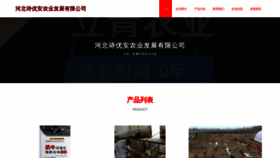 What Shiyouannongye.com website looks like in 2024 