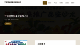 What Sxjinlutong.com website looks like in 2024 