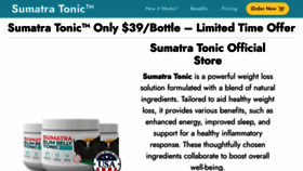What Sumatra--tonic.com website looks like in 2024 