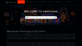 What Siberuang.com website looks like in 2024 