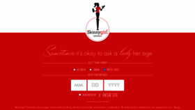 What Skinnygirlcocktails.com website looks like in 2024 