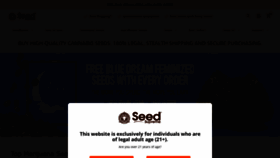 What Seedsupreme.com website looks like in 2024 