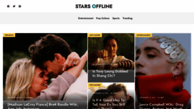 What Starsoffline.com website looks like in 2024 