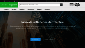 What Schneider-electric.co.uk website looks like in 2024 