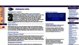 What Shakespeare-online.com website looks like in 2024 