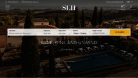 What Slh.com website looks like in 2024 