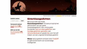What Sinterklaasgedichten.com website looks like in 2024 