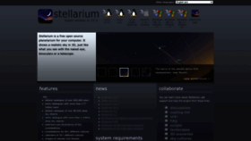 What Stellarium.org website looks like in 2024 