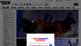 What Showzstore.com website looks like in 2024 