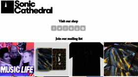 What Soniccathedral.co.uk website looked like in 2024 (1 year ago)