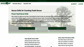 What Soccerxpert.com website looks like in 2024 