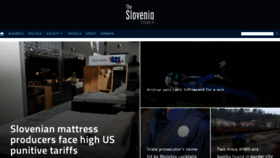 What Sloveniatimes.com website looks like in 2024 