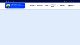 What Samdu.uz website looks like in 2024 
