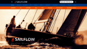 What Sailflow.com website looks like in 2024 