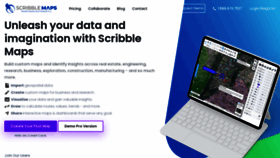 What Scribblemaps.com website looks like in 2024 