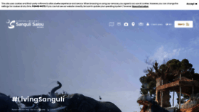 What Sangulisalou.com website looks like in 2024 