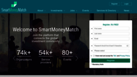 What Smartmoneymatch.com website looks like in 2024 