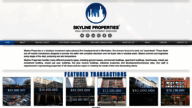 What Skylineprp.com website looks like in 2024 