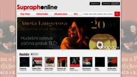 What Supraphonline.cz website looks like in 2024 