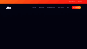 What Schoolofmotion.com website looks like in 2024 