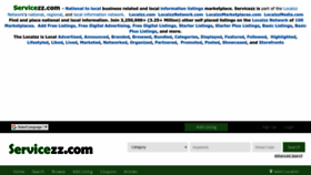 What Servicezz.com website looks like in 2024 