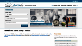 What Schools-info.com website looked like in 2024 (1 year ago)