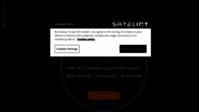 What Sateliot.space website looks like in 2024 