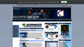 What Solopescara.com website looks like in 2024 