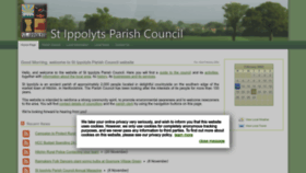 What Stippolyts-parishcouncil.org.uk website looks like in 2024 
