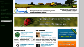 What Selcoop.ru website looks like in 2024 