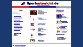 What Sportunterricht.de website looks like in 2024 