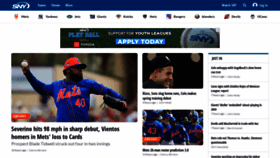 What Sny.tv website looks like in 2024 