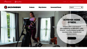 What Schwinnfitness.com website looks like in 2024 
