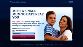 What Singlemumdating.com website looks like in 2024 