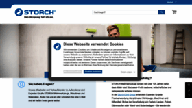 What Storch.de website looks like in 2024 