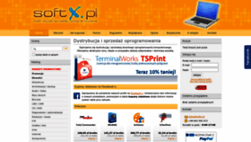 What Softx.pl website looked like in 2024 (1 year ago)