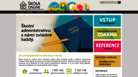 What Skolaonline.cz website looks like in 2024 